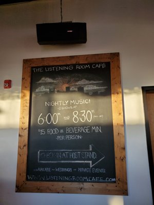 Menu photo 6 Listening Room Cafe Nashville, TN