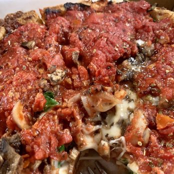 Blue Line Pizza - Brass Monkey Deep Dish - Pizza Near Me - Mountain View, California