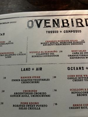 Menu photo 2 OvenBird Birmingham, AL