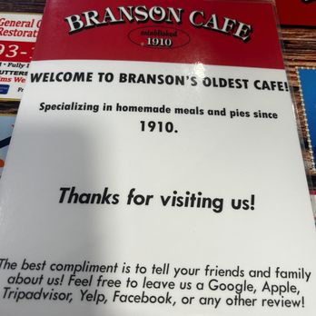 Branson Cafe - American Near Me - Branson, Missouri