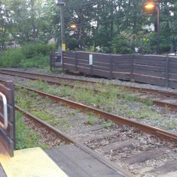 On the inbound platform at Longwood, looking at the outbound platform