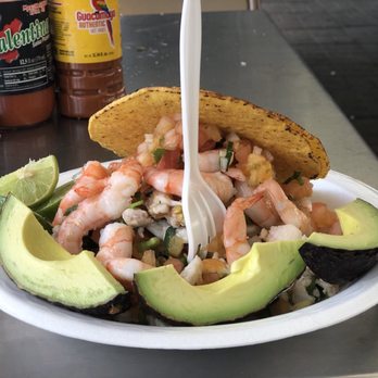 Lonchera Mariscos Colima - Los tostada de check he y camarón está deliciosa! - Mexican Near Me - Modesto, California Lonchera Mariscos Colima - Los tostada de check he y camarón está deliciosa! - Mexican Near Me - Modesto, California