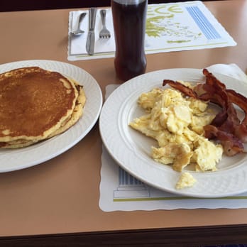 Jimmy's Eastside Diner - The #1, 2 eggs, 2 hot cakes, bacon or sausage and OJ. - Diners Near Me - Miami, Florida