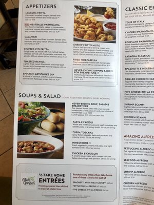 Menu photo 5 Olive Garden Italian Restaurant Montclair, CA