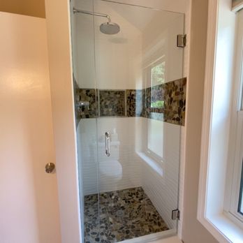 BC Custom Builders - The finished product.  Isn't it beautiful?! (This previously was a light blue fiberglass enclosure - Flooring Near Me - Marlborough, Massachusetts