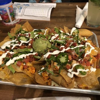 Grain Craft Bar + Kitchen - Loaded buffalo chicken Nachos - New American Near Me - Newark, Delaware