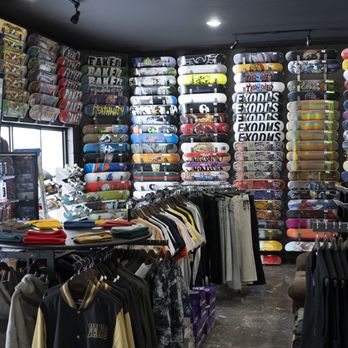 Exodus Ride Shop - Deck wall - Skate Shops Near Me - White Lake, Michigan
