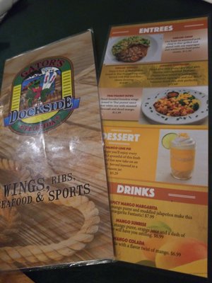 Menu photo 2 Gator's Dockside Eustis, FL