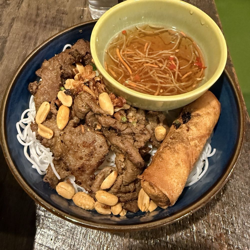 Pho Ha Noi - Pork Vermicelli with egg roll - Noodles Near Me - Fountain Valley, California Pho Ha Noi - Pork Vermicelli with egg roll - Noodles Near Me - Fountain Valley, California