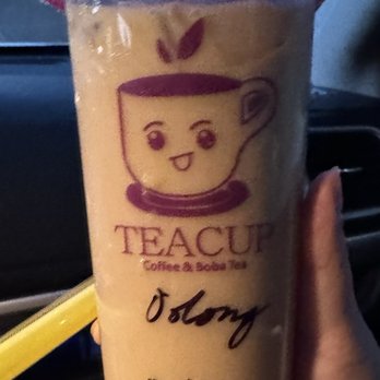 Teacup Coffee & Boba Tea - Oolong milk tea with boba - Bubble Tea Near Me - Elk Grove, California Teacup Coffee & Boba Tea - Oolong milk tea with boba - Bubble Tea Near Me - Elk Grove, California