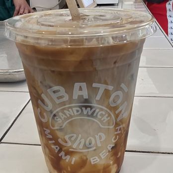 Cubatón Sandwich Shop - iced cafe bonbom - Cuban Near Me - Miami Beach, Florida