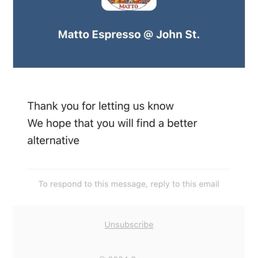 Rude non caring message response from my review Rude non caring message response from my review