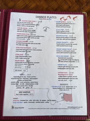 Menu photo 2 CJ's Coastal Grill Biloxi, MS