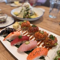 Pacific Table - Nigiri Platter Crispy Rice Duo