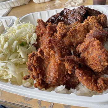 The Loft - Combo island style fried chicken and Korean Barbequed Beef - Hawaiian Near Me - Huntington Beach, California The Loft - Combo island style fried chicken and Korean Barbequed Beef - Hawaiian Near Me - Huntington Beach, California