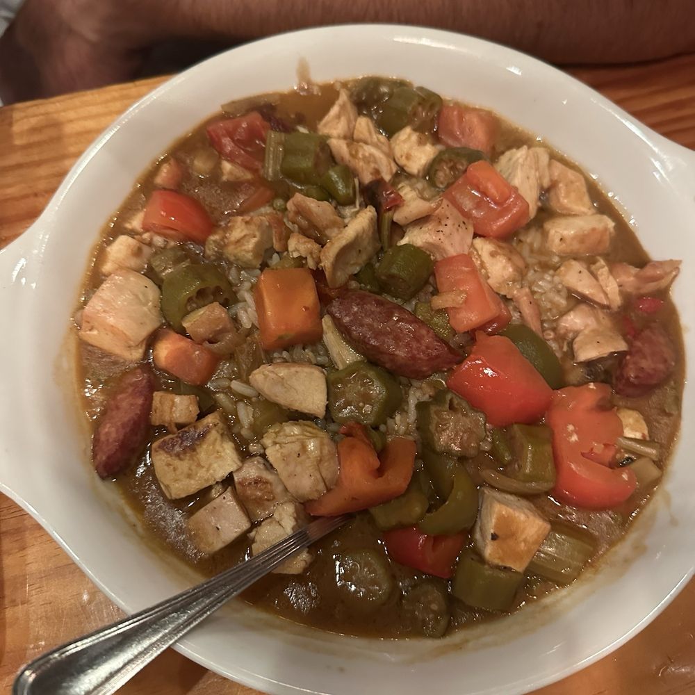 Rustic Table - Gumbo - Southern Near Me - Pawleys Island, South Carolina Rustic Table - Gumbo - Southern Near Me - Pawleys Island, South Carolina