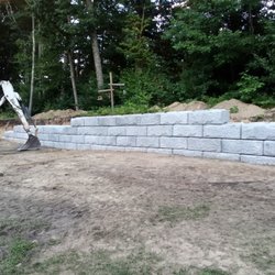 New England Backyards of Mass - 200ft massive wall