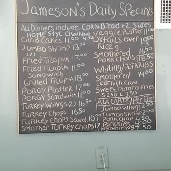 Jameson's - Daily specials - Southern Near Me - Neptune City, New Jersey
