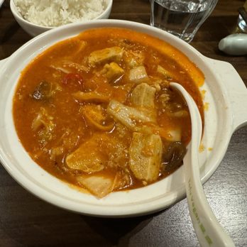 Tofu Vegan - Kimchi Chick'n and tofu stew - Dim Sum Near Me - London, XGL