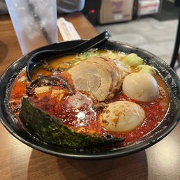 Classic tonkotsu made spicy