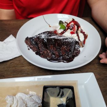 Dave & Buster's Orange - Chocolate cake with no spoon or fork !! - American Near Me - Orange, California Dave & Buster's Orange - Chocolate cake with no spoon or fork !! - American Near Me - Orange, California