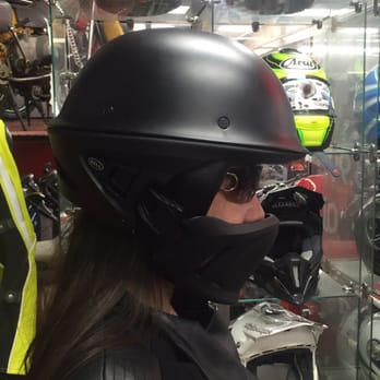 Heyser Cycle Center - Trying on her new shel - Motorcycle Dealers Near Me - Laurel, Maryland Heyser Cycle Center - Trying on her new shel - Motorcycle Dealers Near Me - Laurel, Maryland
