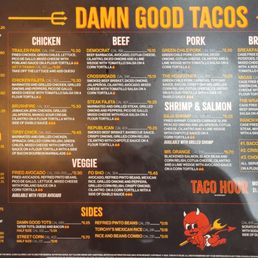 Food menu