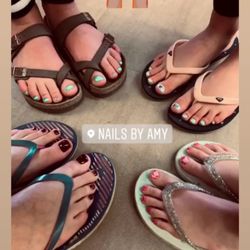 Nails By Amy - It always fun to bring your gals to the salon for a little pampering!  #nailsbyamy#pampering#manis#pedis#juneau#ak