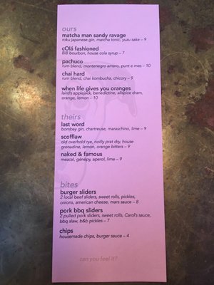 Menu photo 7 Bar Margaret Greenville, SC Menu photo 7 Bar Margaret Greenville, SC