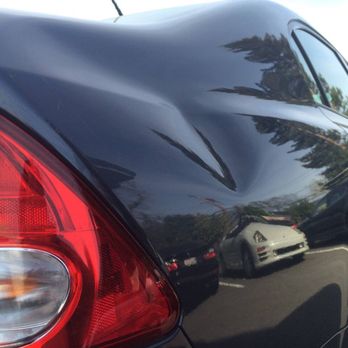 Direct Dent Removal - Before - Mobile Dent Repair Near Me
