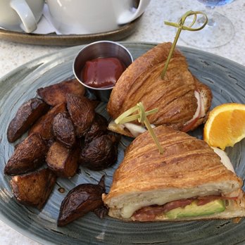 Poseidon on the Beach - Croissant sandwich beacon delicious - Seafood Near Me - Del Mar, California Poseidon on the Beach - Croissant sandwich beacon delicious - Seafood Near Me - Del Mar, California
