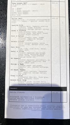 Menu photo 3 EDOBOY Standing Sushi Bar Orlando, FL