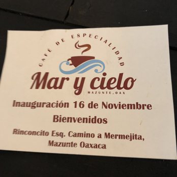 Mar Y Cielo - Coffee & Tea Near Me - Mazunte, OAX