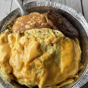 Figarelly's Deli - Pancakes, Scrambled Eggs with Cheese and Sausage - Delis Near Me - East Meadow, New York