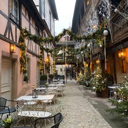 Cour du Corbeau - Entrance to Amazing Hotel right in the heart of Strasbourg, France. Rooms were excellent!