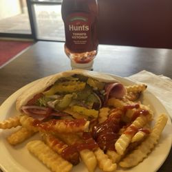Julie's Cafe - Not bad at all! Camel rider/fries $12.56