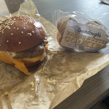 Grover Beach Sourdough - Breakfast chicken sausage sandwich and brown butter cookies - Bakeries Near Me - Grover Beach, California