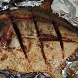 Golddigger Filipino Restaurant - Whole Fried Pampano YUM!