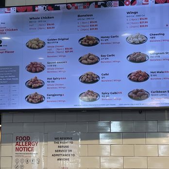 bb.q Chicken Dr. Phillips - Menu - Korean Near Me - Orlando, Florida
