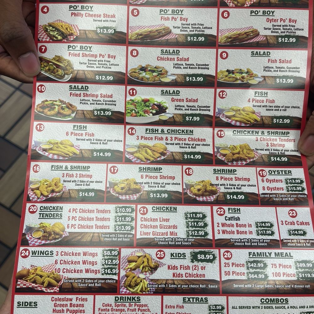 Sam's Southern Eatery - Menu - Burgers Near Me - Harvey, Louisiana Sam's Southern Eatery - Menu - Burgers Near Me - Harvey, Louisiana