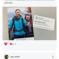 Global Physical Therapy - Business card and flyer