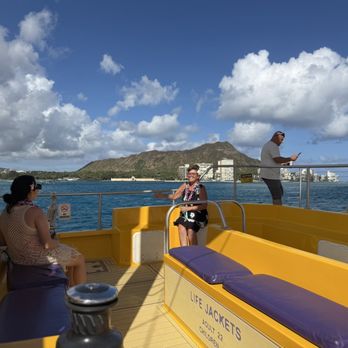 Ke Kai Catamaran - Passing beautiful Diamondhead in the background - Snorkeling Near Me - Honolulu, Hawaii Ke Kai Catamaran - Passing beautiful Diamondhead in the background - Snorkeling Near Me - Honolulu, Hawaii