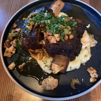 The Bison Restaurant - Bison short ribs - Canadian (New) Near Me - Banff, Alberta The Bison Restaurant - Bison short ribs - Canadian (New) Near Me - Banff, Alberta