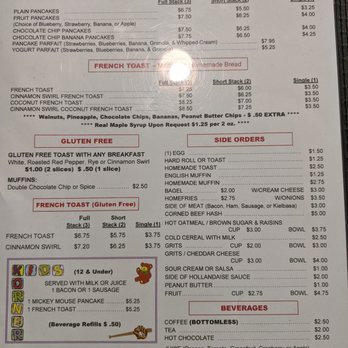 Josie's Corner - Half of the menu - Breakfast & Brunch Near Me - Berlin, Connecticut Josie's Corner - Half of the menu - Breakfast & Brunch Near Me - Berlin, Connecticut
