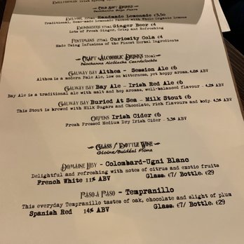 The Pie Maker - Menu - Irish Near Me - Galway, G