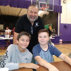 Garfield Middle School - Coach Ed and the boys