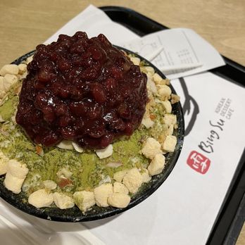 Sul Bing Su - ChungChun - Green tea - Desserts Near Me - Houston, Texas Sul Bing Su - ChungChun - Green tea - Desserts Near Me - Houston, Texas