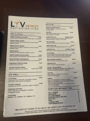 Menu photo 7 LYV Detroit Detroit, MI Menu photo 7 LYV Detroit Detroit, MI