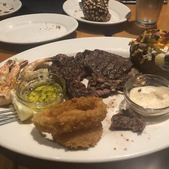 Outback Steakhouse - Most Disgusting steak/shrimp/onion rings  I've ever had - Steakhouses Near Me - Buena Park, California