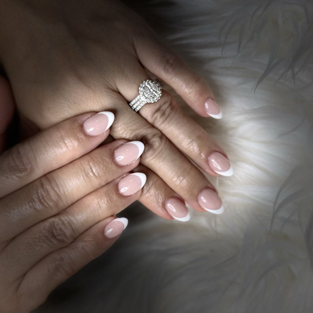 Aura Bodhi Nails Spa - My Hardwood hand working hand in French tip - Nail Salons Near Me - San Jose, California Aura Bodhi Nails Spa - My Hardwood hand working hand in French tip - Nail Salons Near Me - San Jose, California